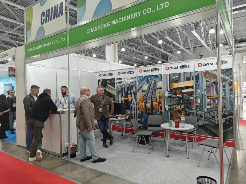 Med fokus på det eurasiske infrastrukturmarked: Quangong Machinery Co., Ltd. udstiller på Ruslands CTT EXPO